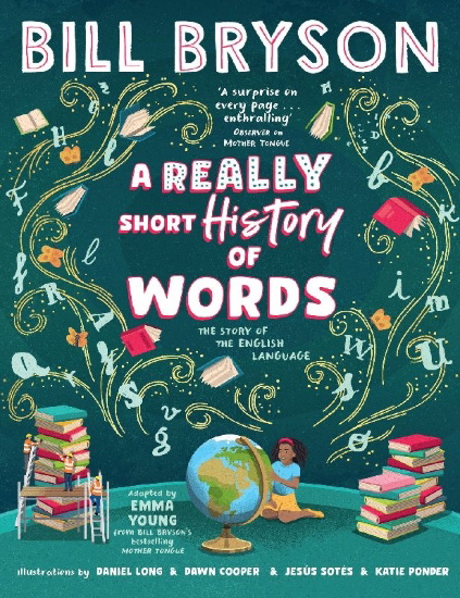 Buchcover und Innenansicht für das Buch: A Really Short History of Words