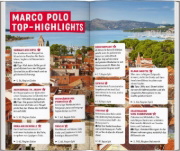 Buchcover und Innenansicht für das Buch: MARCO POLO Reiseführer Kroatische Küste Dalmatien