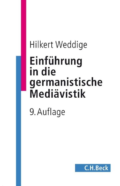 Buchcover und Innenansicht für das Buch: Einführung in die germanistische Mediävistik