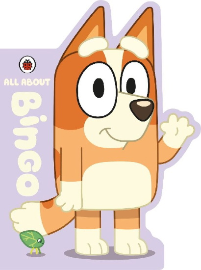 Buchcover und Innenansicht für das Buch: Bluey: All About Bingo