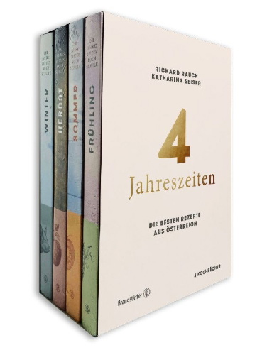 Buchcover und Innenansicht für das Buch: Die Jahreszeiten-Kochschule