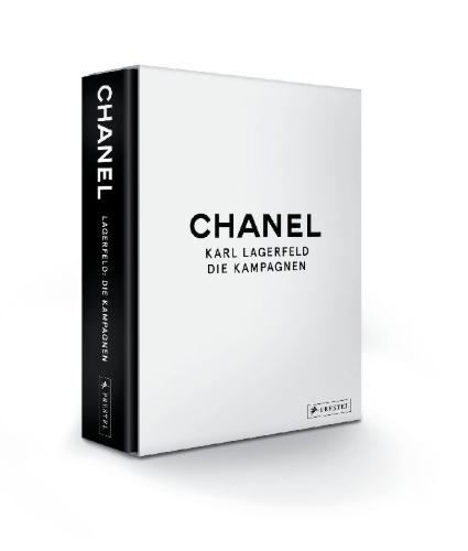 Buchcover und Innenansicht für das Buch: Chanel: The Karl Lagerfeld Campaigns