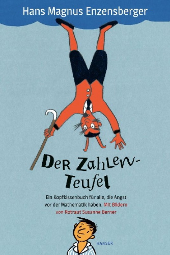 Buchcover und Innenansicht für das Buch: Der Zahlenteufel (Jubiläum 25 Jahre)