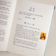 Buchcover und Innenansicht für das Buch: Der Zahlenteufel (Jubiläum 25 Jahre)