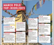 Buchcover und Innenansicht für das Buch: MARCO POLO Reiseführer Nepal