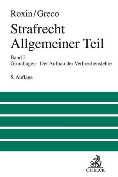 Buchcover und Innenansicht für das Buch: Strafrecht Allgemeiner Teil 01: Grundlagen. Der Aufbau der Verbrechenslehre