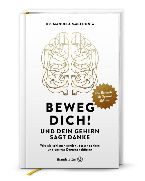Buchcover und Innenansicht für das Buch: Beweg dich! Und dein Gehirn sagt Danke