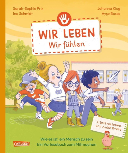 Buchcover und Innenansicht für das Buch: Wir leben - wir fühlen