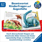 Buchcover und Innenansicht für das Buch: Wieso? Weshalb? Warum?, Band 12: Alles über Dinosaurier