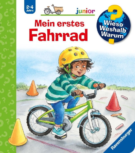 Buchcover und Innenansicht für das Buch: Wieso? Weshalb? Warum? junior, Band 80 - Mein erstes Fahrrad
