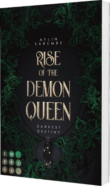 Buchcover und Innenansicht für das Buch: Rise of the Demon Queen (Darkest Destiny 2)