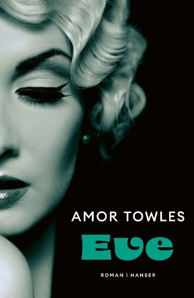 Buchcover und Innenansicht für das Buch: Eve in Hollywood (Table for Two)