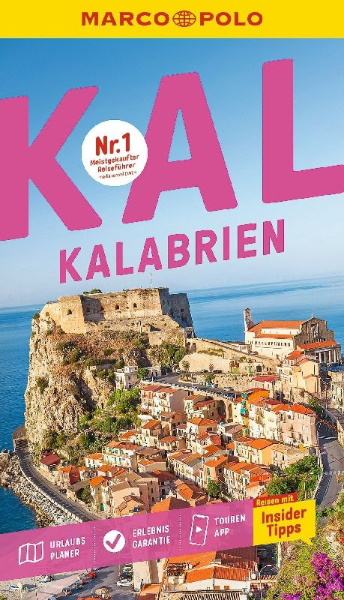Buchcover und Innenansicht für das Buch: MARCO POLO Reiseführer Kalabrien
