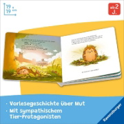 Buchcover und Innenansicht für das Buch: Wenn kleine Igel mutig sind