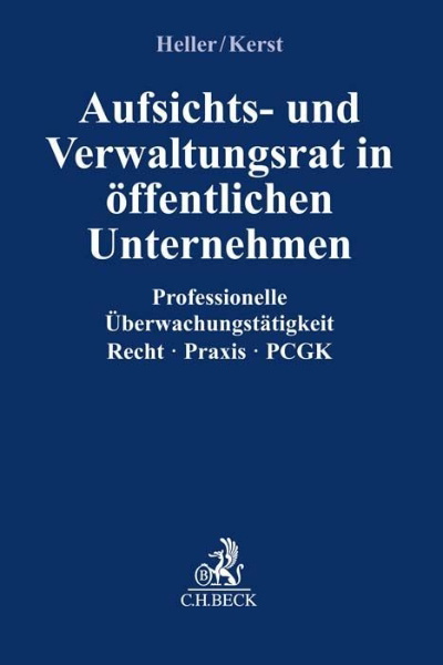 Buchcover und Innenansicht für das Buch: Aufsichts- und Verwaltungsrat im öffentlichen Unternehmen