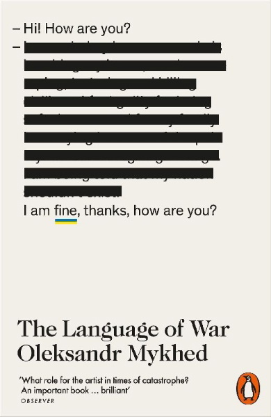 Buchcover und Innenansicht für das Buch: The Language of War