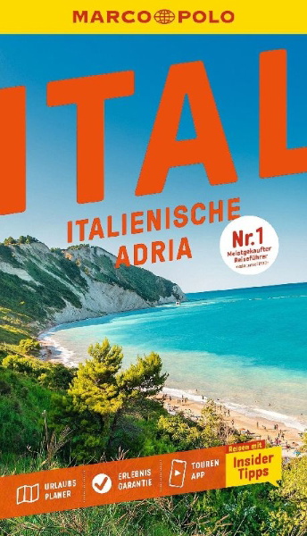 Buchcover und Innenansicht für das Buch: MARCO POLO Reiseführer Italienische Adria