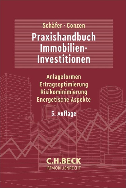 Buchcover und Innenansicht für das Buch: Praxishandbuch Immobilien-Investitionen