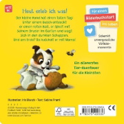 Buchcover und Innenansicht für das Buch: "Hallo, hier bin ich!", ruft der kleine Hund