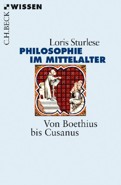Buchcover und Innenansicht für das Buch: Die Philosophie im Mittelalter