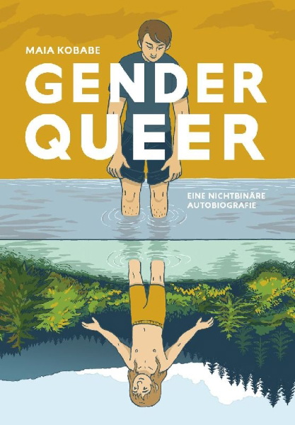 Buchcover und Innenansicht für das Buch: Genderqueer - Eine nichtbinäre Autobiografie