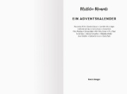 Buchcover und Innenansicht für das Buch: Mistletoe Moments. Ein Adventskalender. Lovestorys für 24 Tage plus Silvester-Special