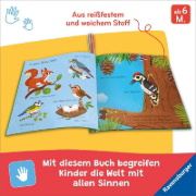 Buchcover und Innenansicht für das Buch: Mein Knuddel-Knautsch-Buch - Im Wald