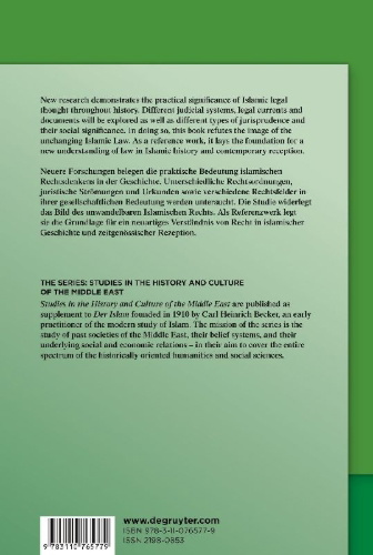 Buchcover und Innenansicht für das Buch: Recht und historische Entwicklung der Scharia im Islam