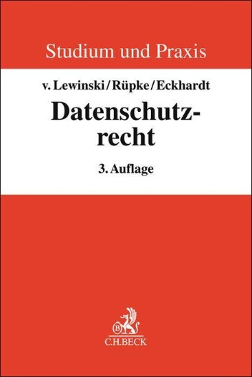Buchcover und Innenansicht für das Buch: Datenschutzrecht