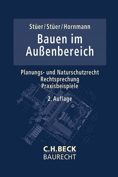 Buchcover und Innenansicht für das Buch: Bauen im Außenbereich
