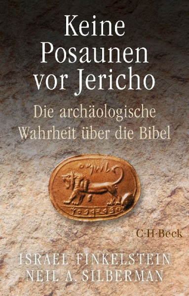 Buchcover und Innenansicht für das Buch: The Bible Unearthed. Archaeology's New Vision of Ancient Israel and the Origin of Its Sacred Texts