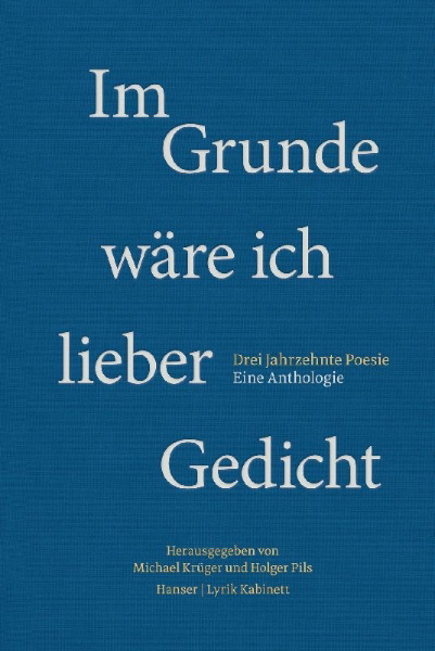 Buchcover und Innenansicht für das Buch: Im Grunde wäre ich lieber Gedicht