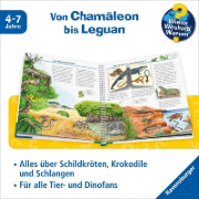 Buchcover und Innenansicht für das Buch: Wieso? Weshalb? Warum?, Band 64: Alles über Reptilien