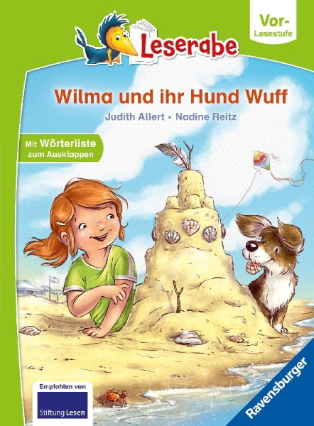 Buchcover und Innenansicht für das Buch: Leserabe Vor-Lesestufe - Wilma und ihr Hund Wuff