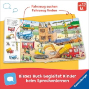 Buchcover und Innenansicht für das Buch: Mein erstes Sachen suchen Wimmelbuch: Fahrzeuge