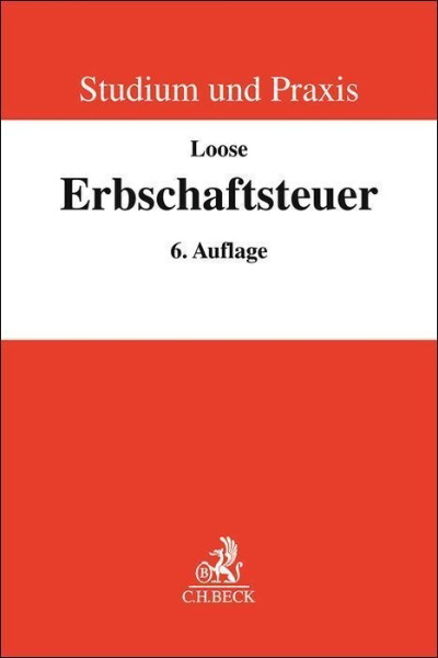Buchcover und Innenansicht für das Buch: Erbschaftsteuer