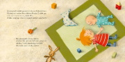 Buchcover und Innenansicht für das Buch: Hallo Baby, lach mit mir! (Pappbilderbuch für alle Geschwisterchen)