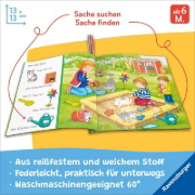 Buchcover und Innenansicht für das Buch: Mein Knuddel-Knautsch-Buch - Sachen suchen. Meine Lieblingstiere