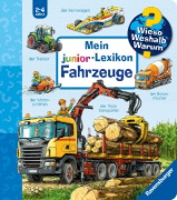 Buchcover und Innenansicht für das Buch: Wieso? Weshalb? Warum? Mein junior-Lexikon: Fahrzeuge