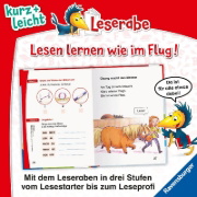 Buchcover und Innenansicht für das Buch: Leserabe 1. Lesestufe Kurz und leicht - Kleines Pony, großer Traum