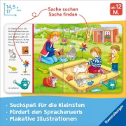 Buchcover und Innenansicht für das Buch: Mein erstes Sachen suchen: Meine Lieblingstiere