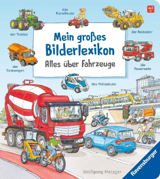Buchcover und Innenansicht für das Buch: Ein Bilder-Wörterbuch zum Entdecken, Benennen und Staunen