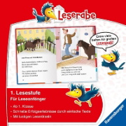 Buchcover und Innenansicht für das Buch: Leserabe - Sonderausgaben - Rabenstarke Ponygeschichten für Erstleser