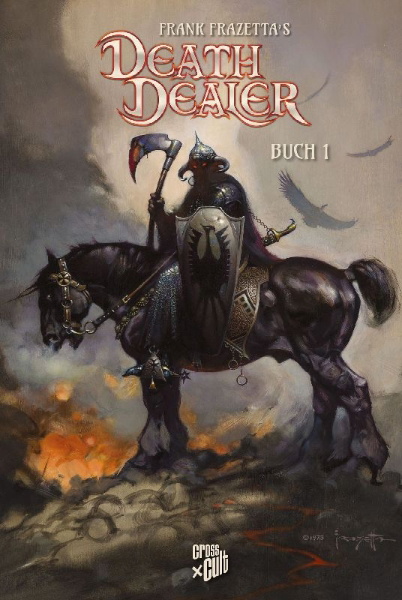Buchcover und Innenansicht für das Buch: Frank Frazettas Death Dealer 1