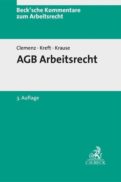 Buchcover und Innenansicht für das Buch: AGB-Arbeitsrecht