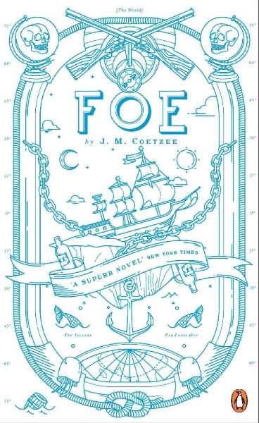 Buchcover und Innenansicht für das Buch: Foe