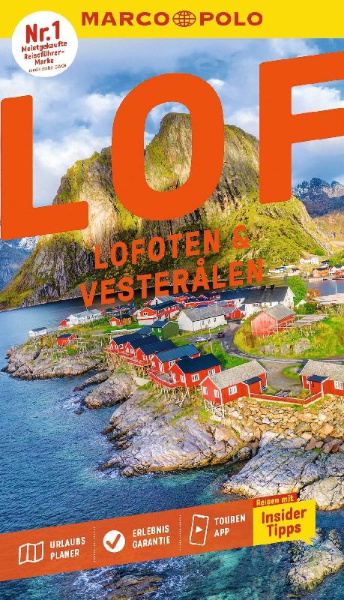 Buchcover und Innenansicht für das Buch: MARCO POLO Reiseführer Lofoten & Vesterålen