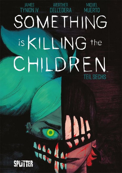 Buchcover und Innenansicht für das Buch: Something is killing the Children. Band 6