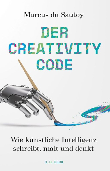 Buchcover und Innenansicht für das Buch: The Creativity Code: How AI is Learning to Write, Paint and Think
