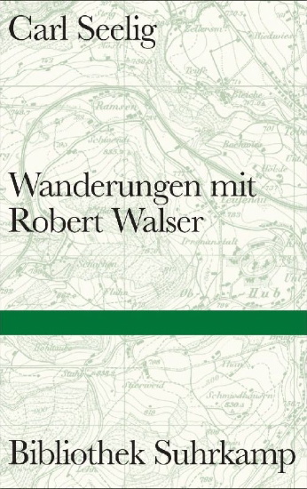 Buchcover und Innenansicht für das Buch: Wanderungen mit Robert Walser